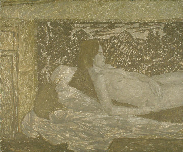 Model 1997 39x47 Original Painting - Robert Nizamov Model 1997 39x47 Original Painting - Robert Nizamov