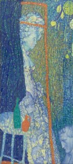 Model 1994 57x25 Original Painting - Robert Nizamov Model 1994 57x25 Original Painting - Robert Nizamov