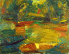 River 1999 27x36 Original Painting by Robert Nizamov - 0