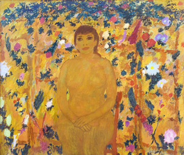 Model 1998 39x47 Original Painting - Robert Nizamov Model 1998 39x47 Original Painting - Robert Nizamov