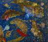 Fishes 1995 32x39 Original Painting by Robert Nizamov - 0