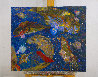 Fishes 1995 32x39 Original Painting by Robert Nizamov - 1