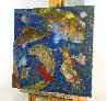 Fishes 1995 32x39 Original Painting by Robert Nizamov - 3