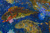 Fishes 1995 32x39 Original Painting by Robert Nizamov - 4