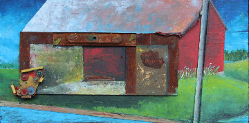 Down by the Lake 2012 24x49 Original Painting - Chris Noel Down by the Lake 2012 24x49 Original Painting - Chris Noel
