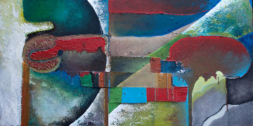 Penetration 2012 24x49 Huge Original Painting - Chris Noel Penetration 2012 24x49 Huge Original Painting - Chris Noel