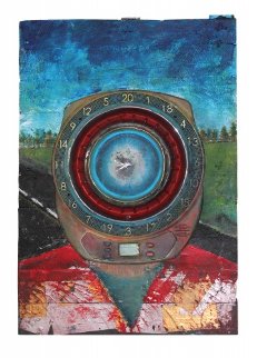Roadkill 2012 36x25 Original Painting - Chris Noel Roadkill 2012 36x25 Original Painting - Chris Noel