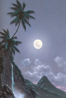 Enchanted Evening 42x26 Super Huge Original Painting - Noelito Enchanted Evening 42x26 Super Huge Original Painting - Noelito