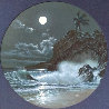 Hawaii Moonrise 40x40  Huge - Koa Frame Original Painting by  Noelito - 0