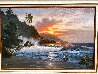 Enchanted Vista 1998 31x43 - Huge - Koa Frame Original Painting by  Noelito - 2