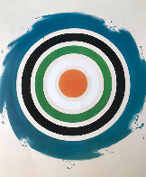 A Retrospective Circle 1977 Unique Limited Edition Print by Kenneth Noland - 0