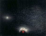 State of the Universe 6 Panel Mural 1986 6 panels 48x36 Mural - Super Huge Original Painting by Andreas Nottebohm - 2 State of the Universe 6 Panel Mural 1986 6 panels 48x36 Mural - Super Huge Original Painting by Andreas Nottebohm - 2