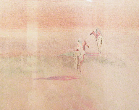 Lost Moon Unique Monotype 1987 25x33 Works on Paper (not prints) - B.C. Nowlin