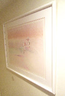 Lost Moon Monotype 1987 25x33 Works on Paper (not prints) by B.C. Nowlin - 7 Lost Moon Monotype 1987 25x33 Works on Paper (not prints) by B.C. Nowlin - 7