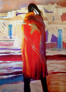 Will Stay 2000 58x48 Original Painting - B.C. Nowlin Will Stay 2000 58x48 Original Painting - B.C. Nowlin