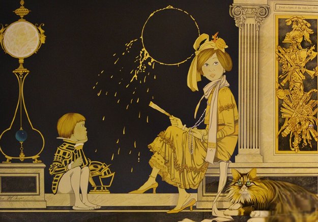 Gold Eclipse 1984 Limited Edition Print by Philippe Noyer Gold Eclipse 1984 Limited Edition Print by Philippe Noyer