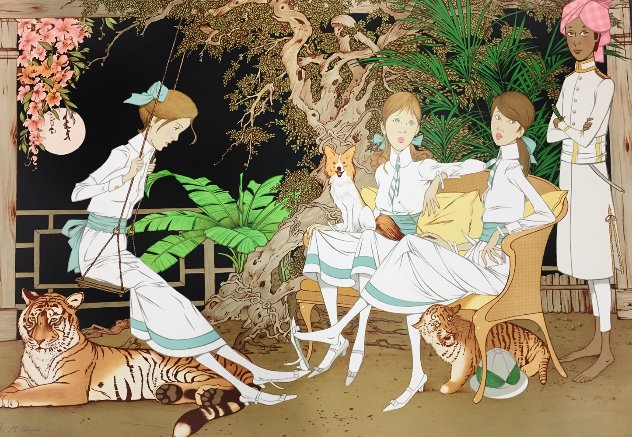 Enchanted Garden 1979 Limited Edition Print by Philippe Noyer
