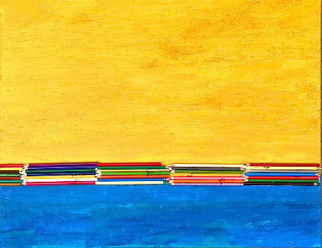 Beachscape 2022 24x30 Original Painting - Richard Andrew Nulman