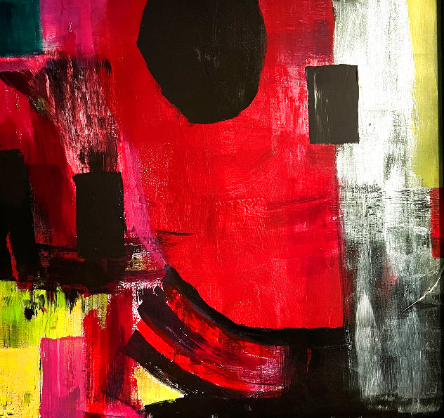 About Face 2014 37x37 Original Painting by Richard Andrew Nulman