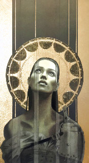 Draweth Nigh w/ Gold Leaf PP 1995 Limited Edition Print - Manuel Nunez Draweth Nigh w/ Gold Leaf PP 1995 Limited Edition Print - Manuel Nunez