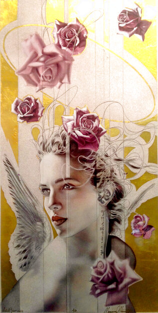 Violet Serene 1999 Limited Edition Print - Manuel Nunez