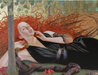 Dreams 2010 19x47 - Huge w Gold Leaf Original Painting by Manuel Nunez - 1 Dreams 2010 19x47 - Huge w Gold Leaf Original Painting by Manuel Nunez - 1