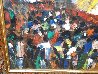 Durbar (Royal Court) 27x32 - Nigeria Original Painting by Victor Odoi - 4