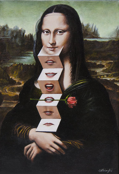 Prohibitive Diversion 2009 15x10 Original Painting by Rafal Olbinski Prohibitive Diversion 2009 15x10 Original Painting by Rafal Olbinski
