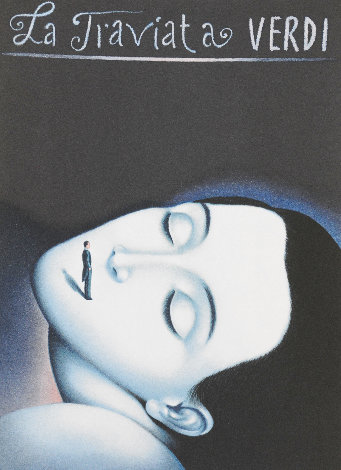 La Traviata Poster 1994 - Huge - HS - New York Other - Rafal Olbinski