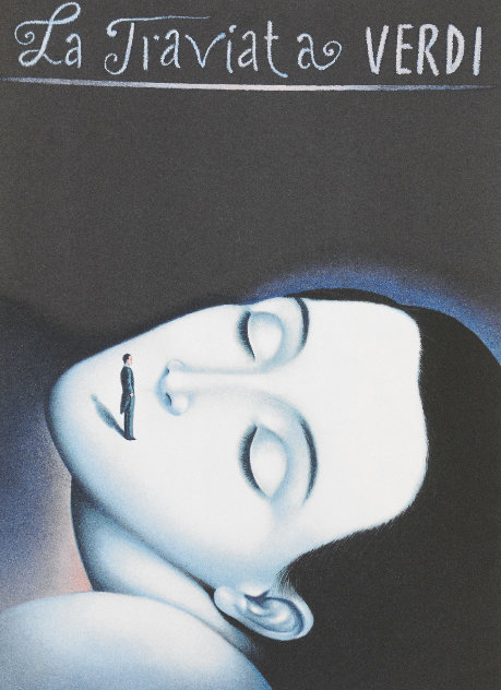 La Traviata Poster 1994 - Huge - HS - New York Other by Rafal Olbinski