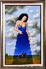 Various Stages of Equality 1998 45x30 - Huge Original Painting by Rafal Olbinski - 1