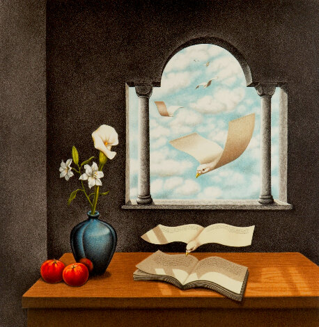 Calendar of Yesterdays Wishes Limited Edition Print - Rafal Olbinski