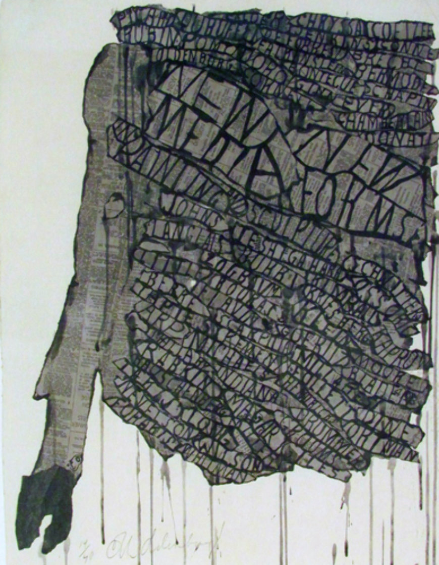 New Media New Forms 1960 Limited Edition Print by Claes Thure Oldenburg New Media New Forms 1960 Limited Edition Print by Claes Thure Oldenburg