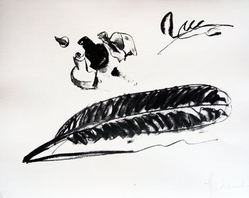 Feather And Ink-Well Limited Edition Print - Claes Thure Oldenburg Feather And Ink-Well Limited Edition Print - Claes Thure Oldenburg