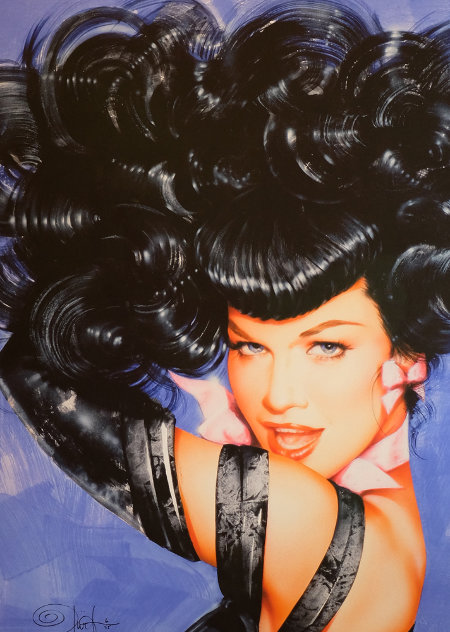 Bettie Page's Eyes 2010 Limited Edition Print by Olivia De Berardinis