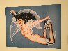 Heavenly Blue Signed by Bettie Page Limited Edition Print by Olivia De Berardinis - 1