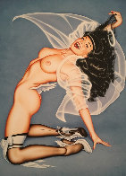 Heavenly Blue 1999 Signed by Bettie Limited Edition Print by Olivia De Berardinis - 0 Heavenly Blue 1999 Signed by Bettie Limited Edition Print by Olivia De Berardinis - 0