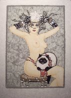 Cat's Meow PP 1986 Limited Edition Print by Olivia De Berardinis - 1 Cat's Meow PP 1986 Limited Edition Print by Olivia De Berardinis - 1