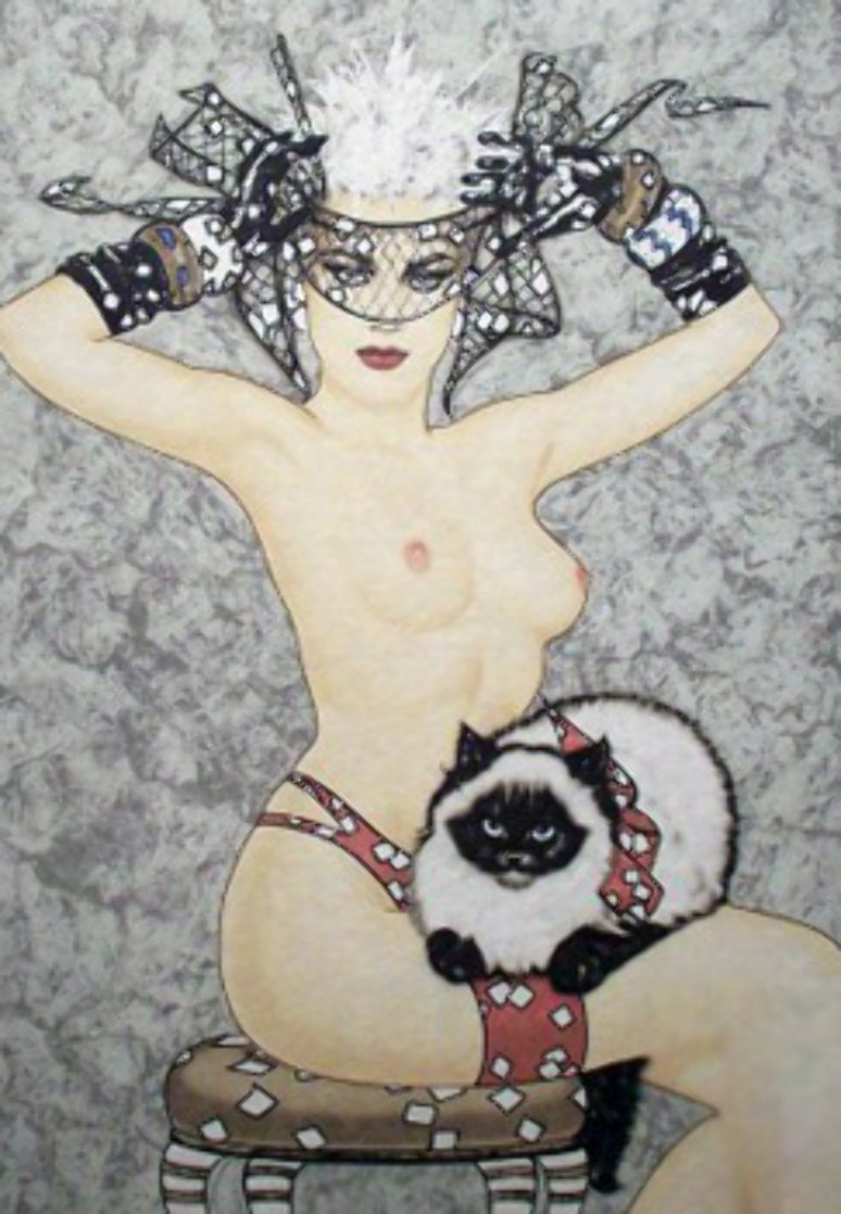 Cat's Meow PP 1986 Limited Edition Print by Olivia De Berardinis Cat's Meow PP 1986 Limited Edition Print by Olivia De Berardinis