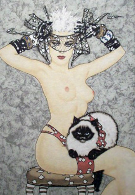 Cat's Meow PP 1986 Limited Edition Print by Olivia De Berardinis