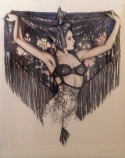 Untitled (Dancer) Painting 1988 45x38 Original Painting - Olivia De Berardinis Untitled (Dancer) Painting 1988 45x38 Original Painting - Olivia De Berardinis