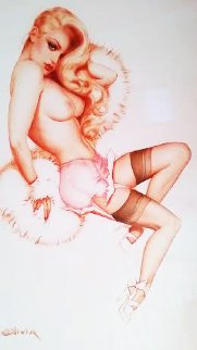 Powder Puff 2004 52x50 Super Huge Works on Paper (not prints) - Olivia De Berardinis Powder Puff 2004 52x50 Super Huge Works on Paper (not prints) - Olivia De Berardinis