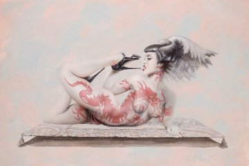 Red Dragon 2000 Limited Edition Print - Olivia De Berardinis Red Dragon 2000 Limited Edition Print - Olivia De Berardinis