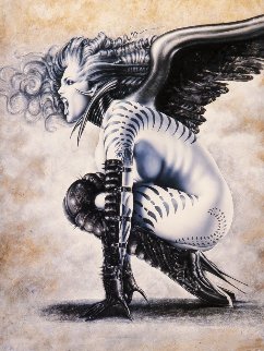 Banshee (Julie Strain) 1995 Double Signed Limited Edition Print - Olivia De Berardinis Banshee (Julie Strain) 1995 Double Signed Limited Edition Print - Olivia De Berardinis