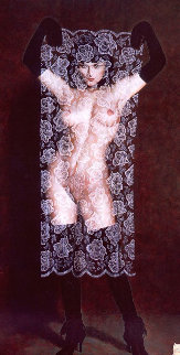 Piercing the Veil, Model Cindy Daguerre 1989 Limited Edition Print - Olivia De Berardinis Piercing the Veil, Model Cindy Daguerre 1989 Limited Edition Print - Olivia De Berardinis