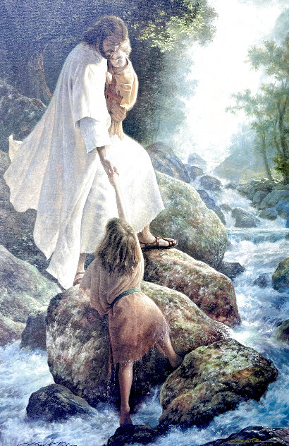 Be Not Afraid 1996 - Huge Limited Edition Print by Greg Olsen