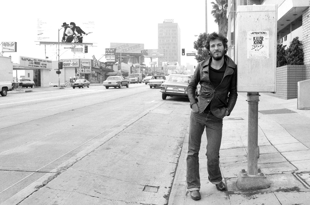 Bruce Springsteen on Sunset Strip, 1975 Limited Edition Print by Terry O'Neill