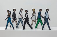Walking Statuettes Resin Sculpture 2017 14.25 in Sculpture by Julian Opie - 0 Walking Statuettes Resin Sculpture 2017 14.25 in Sculpture by Julian Opie - 0