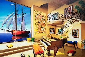 Love Boat 2000 Huge Limited Edition Print - Orlando Quevedo Love Boat 2000 Huge Limited Edition Print - Orlando Quevedo