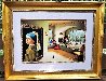 Girl And Vermeer 1999 Limited Edition Print by Orlando Quevedo - 1